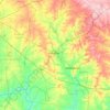 Topografische kaart Akkalkot, hoogte, reliëf