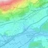 Topografische kaart Wiedlisbach, hoogte, reliëf