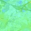 Topografische kaart 2520, hoogte, reliëf