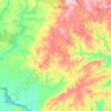Topografische kaart Pedras Altas, hoogte, reliëf
