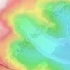 Topografische kaart Tronador#Glaciers, hoogte, reliëf