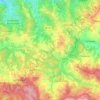 Topografische kaart Colli Verdi, hoogte, reliëf
