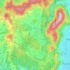 Topografische kaart Thal, hoogte, reliëf