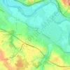 Topografische kaart Pierrefitte-sur-Loire, hoogte, reliëf