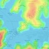 Topografische kaart Lilli Pilli, hoogte, reliëf