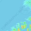 Topografische kaart Kristiansund, hoogte, reliëf
