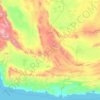 Topografische kaart Sistan und Belutschistan, hoogte, reliëf