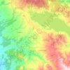 Topografische kaart Tilarán, hoogte, reliëf