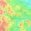 Topografische kaart Kardzjali, hoogte, reliëf