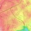 Topografische kaart Pedalangan, hoogte, reliëf
