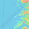 Topografische kaart Askvoll, hoogte, reliëf