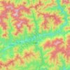 Topografische kaart Otoyo, hoogte, reliëf