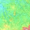 Topografische kaart Itupeva, hoogte, reliëf