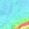 Topografische kaart Lemförde, hoogte, reliëf