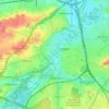 Topografische kaart 3000, hoogte, reliëf