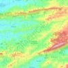 Topografische kaart Conceição das Pedras, hoogte, reliëf