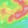 Topografische kaart Rear Big Hill, hoogte, reliëf