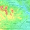 Topografische kaart Ribarroja del Turia, hoogte, reliëf