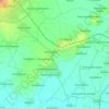 Topografische kaart Chebrolu, hoogte, reliëf