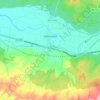 Topografische kaart Vadocondes, hoogte, reliëf