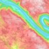 Topografische kaart Waldkirchen am Wesen, hoogte, reliëf