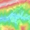 Topografische kaart Berrobi, hoogte, reliëf