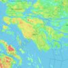 Topografische kaart Ingarö, hoogte, reliëf