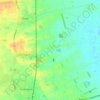Topografische kaart Dorrington, hoogte, reliëf