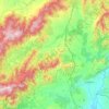 Topografische kaart Río Lozoya, hoogte, reliëf