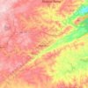 Topografische kaart Matinhas, hoogte, reliëf