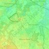 Topografische kaart Hilvarenbeek, hoogte, reliëf