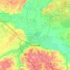 Topografische kaart Riazan, hoogte, reliëf