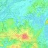 Topografische kaart 44115, hoogte, reliëf