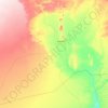 Topografische kaart Erg Ferradj ⵄⴻⵔⴳ ⴼⴻⵔⵔⴰⴵ عرق فراج, hoogte, reliëf