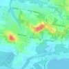 Topografische kaart Wadalba, hoogte, reliëf