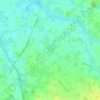 Topografische kaart Bikschote, hoogte, reliëf