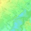 Topografische kaart Poroszló, hoogte, reliëf