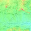 Topografische kaart Janjgir-Champa, hoogte, reliëf