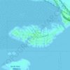Topografische kaart Tiki Island, hoogte, reliëf