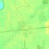 Topografische kaart Simonton, hoogte, reliëf