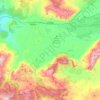 Topografische kaart Çardak, hoogte, reliëf