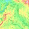 Topografische kaart Xermade, hoogte, reliëf