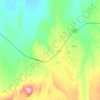 Topografische kaart Kaibito, hoogte, reliëf