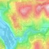 Topografische kaart Auris, hoogte, reliëf
