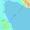 Topografische kaart Pagapas Bay, hoogte, reliëf