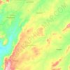 Topografische kaart Perpétuo Socorro, hoogte, reliëf
