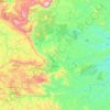 Topografische kaart Mariana, hoogte, reliëf