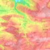 Topografische kaart Biesme, hoogte, reliëf