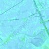 Topografische kaart Langeweg, hoogte, reliëf