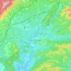 Topografische kaart Pierrefeu-du-Var, hoogte, reliëf
